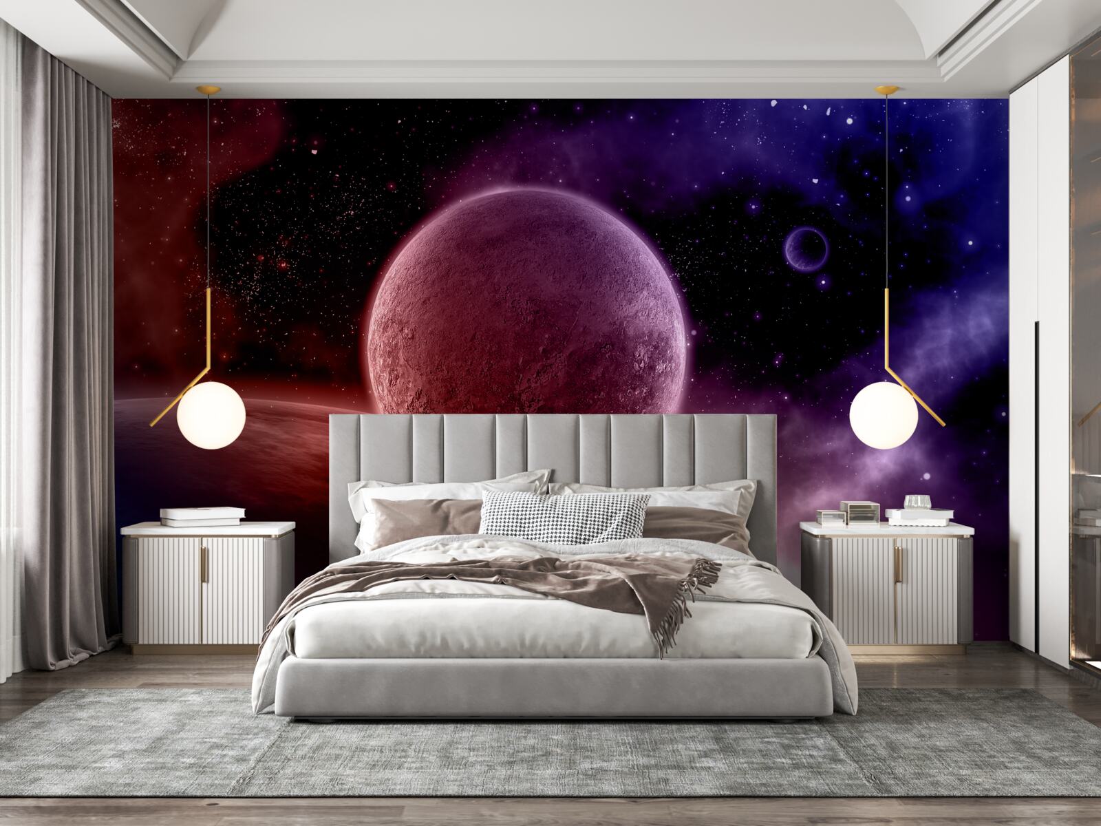 Fototapet planete nedescoperite din spațiul nostru