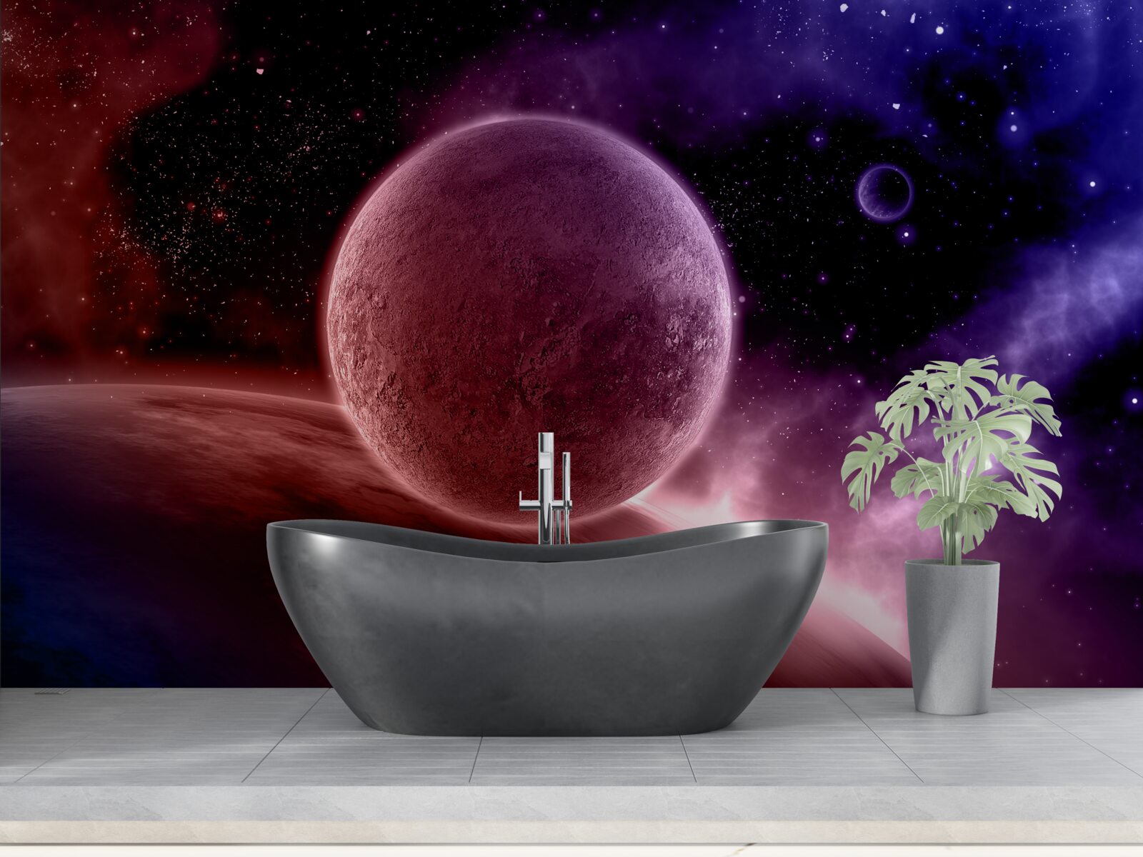 Fototapet planete nedescoperite din spațiul nostru