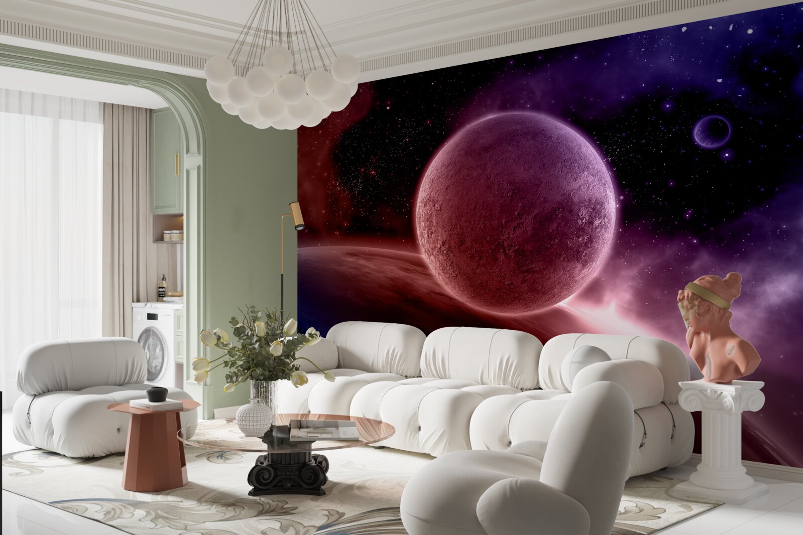 Fototapet planete nedescoperite din spațiul nostru