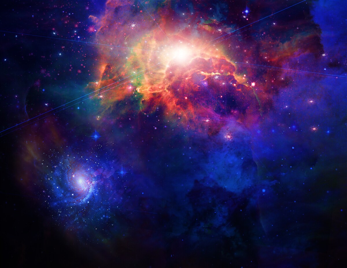 Fototapet adâncimea nebuloasei cosmice