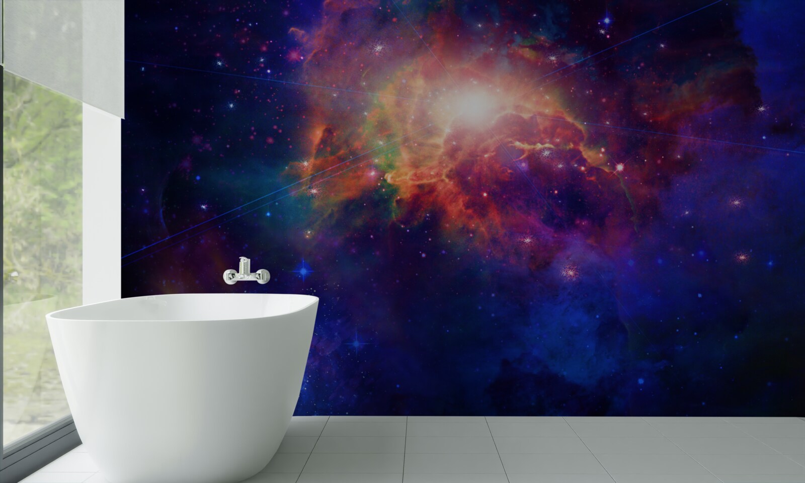 Fototapet adâncimea nebuloasei cosmice