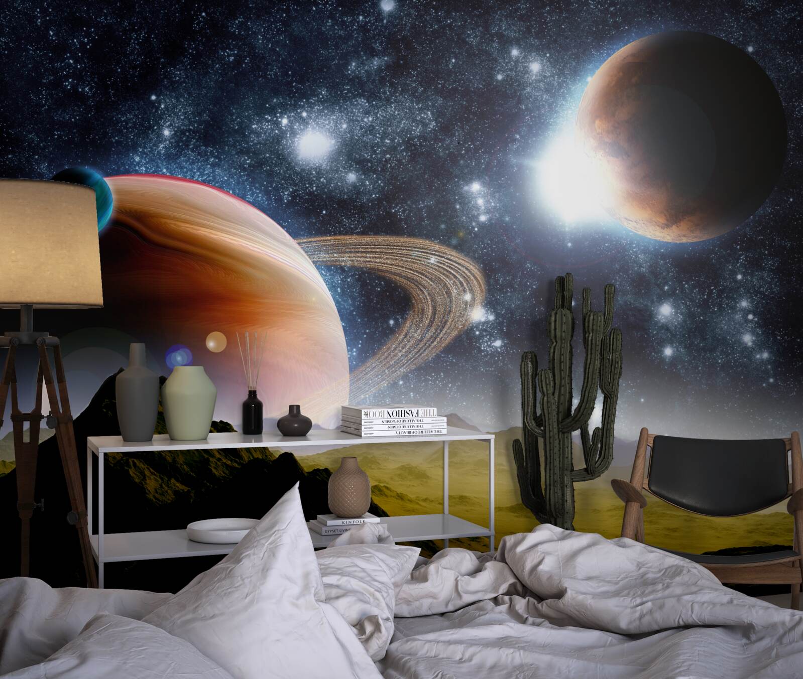 Fototapet spațiu planete