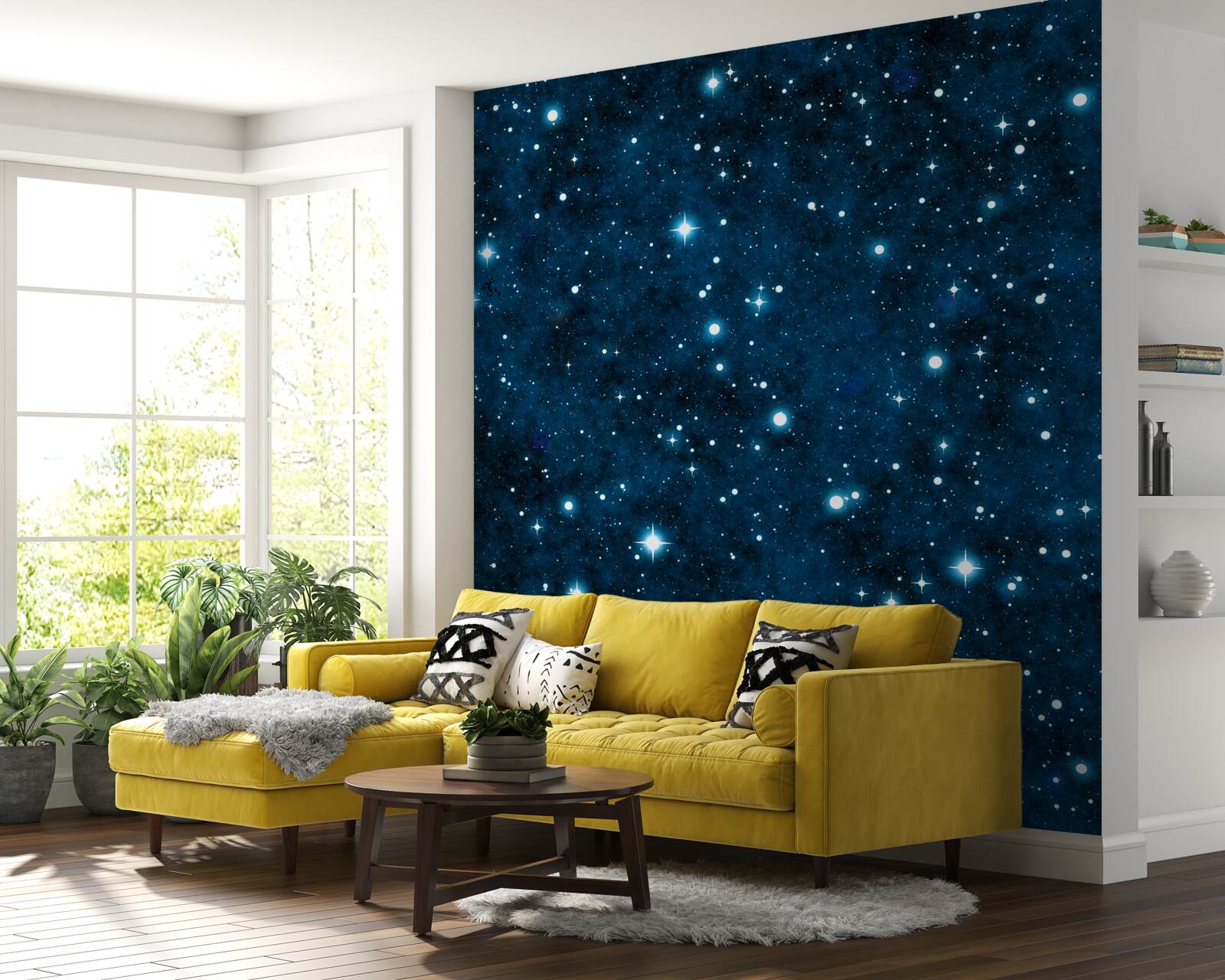 Fototapet stele pe cer, mari și mici