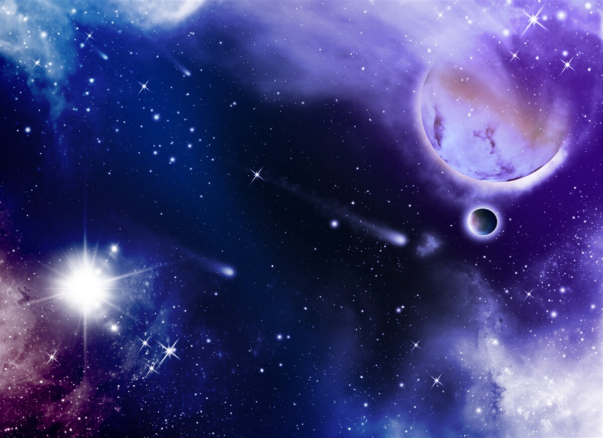 Fototapet spațiu înstelat