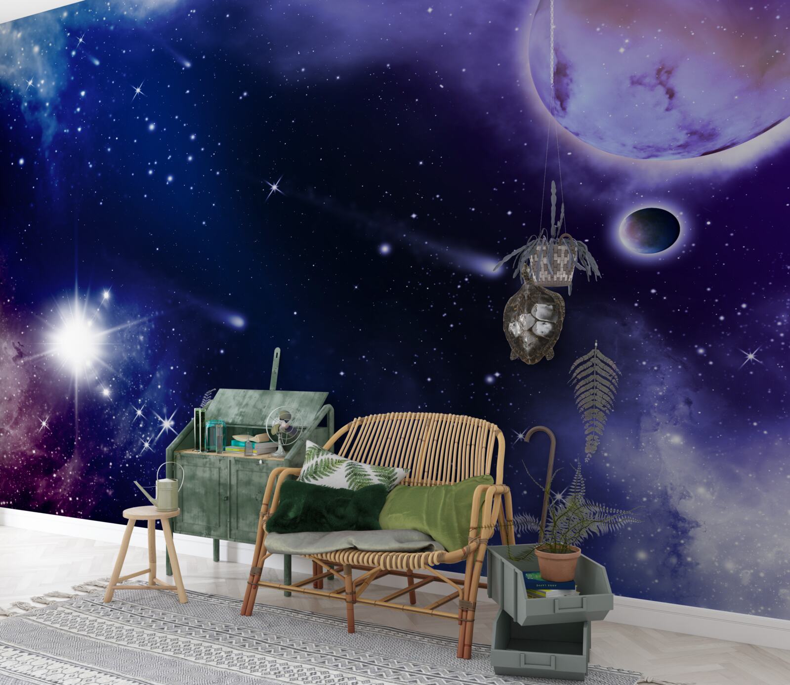 Fototapet spațiu înstelat