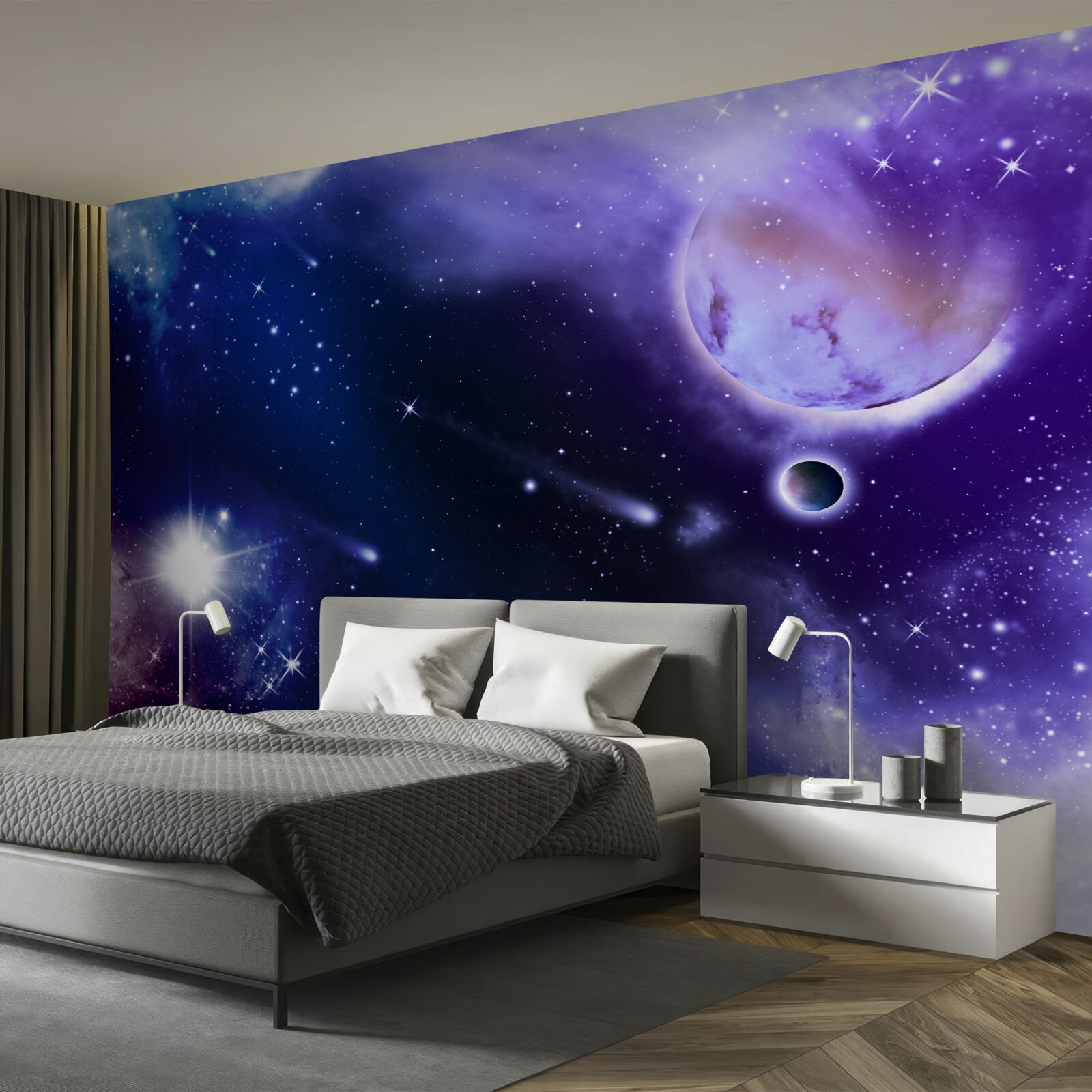 Fototapet spațiu înstelat