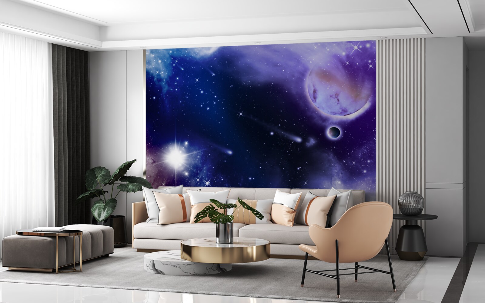 Fototapet spațiu înstelat