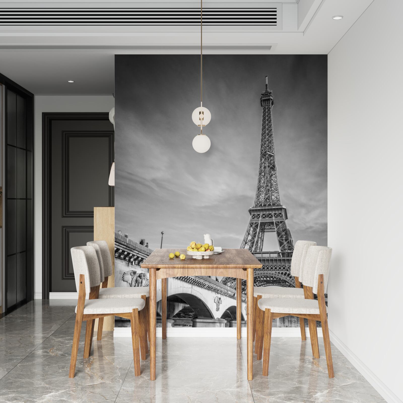 Fototapet modul de a vizita eifel