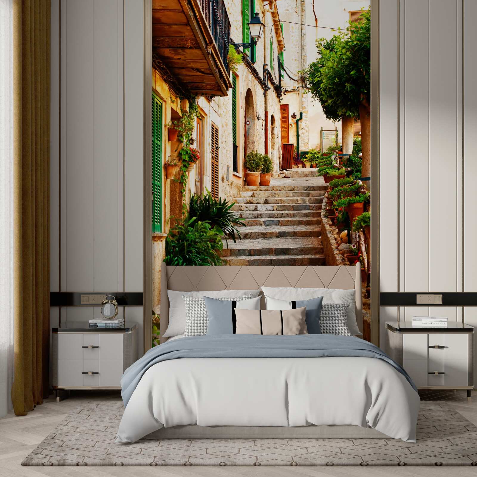 Fototapet scară de piatră pentru locuințe private