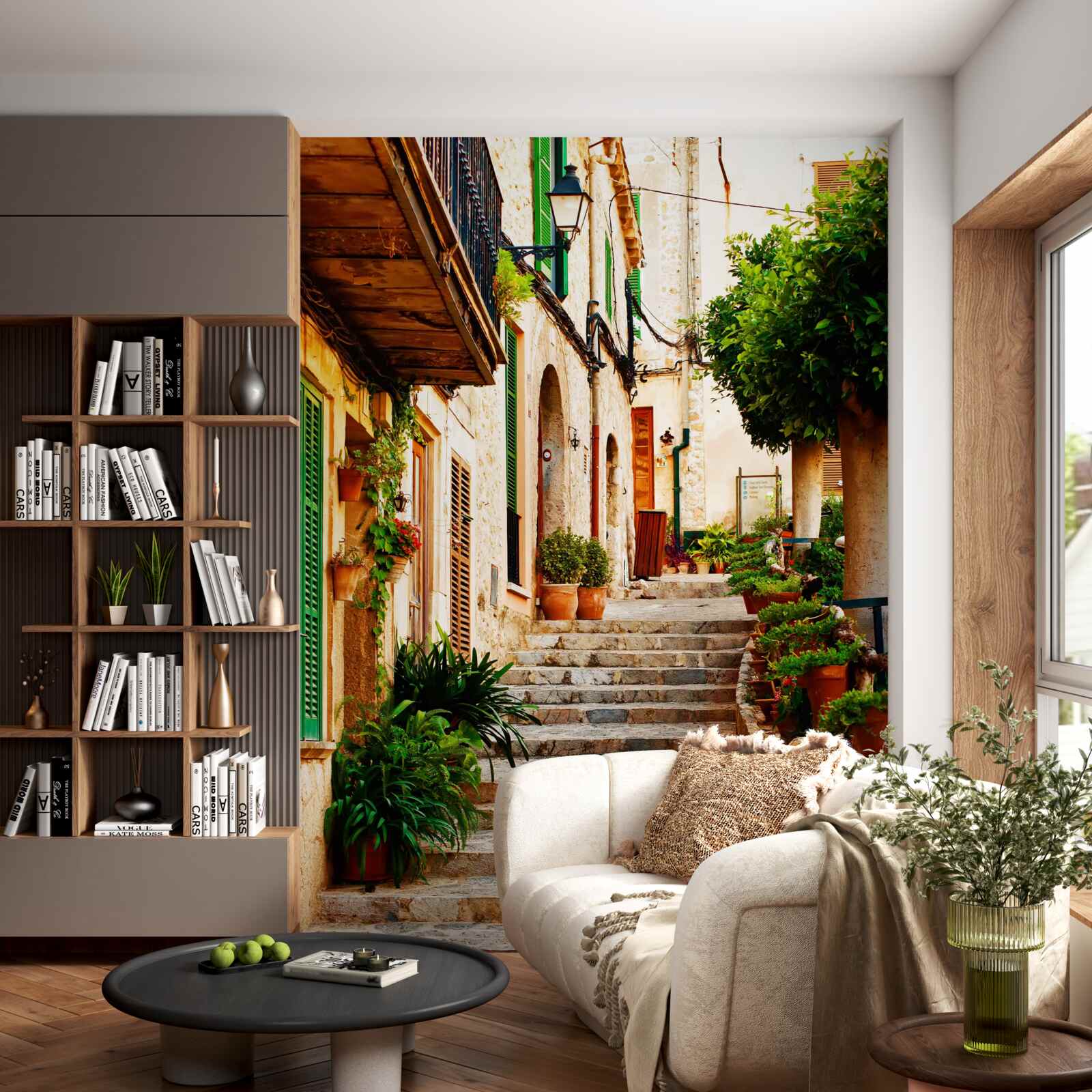 Fototapet scară de piatră pentru locuințe private