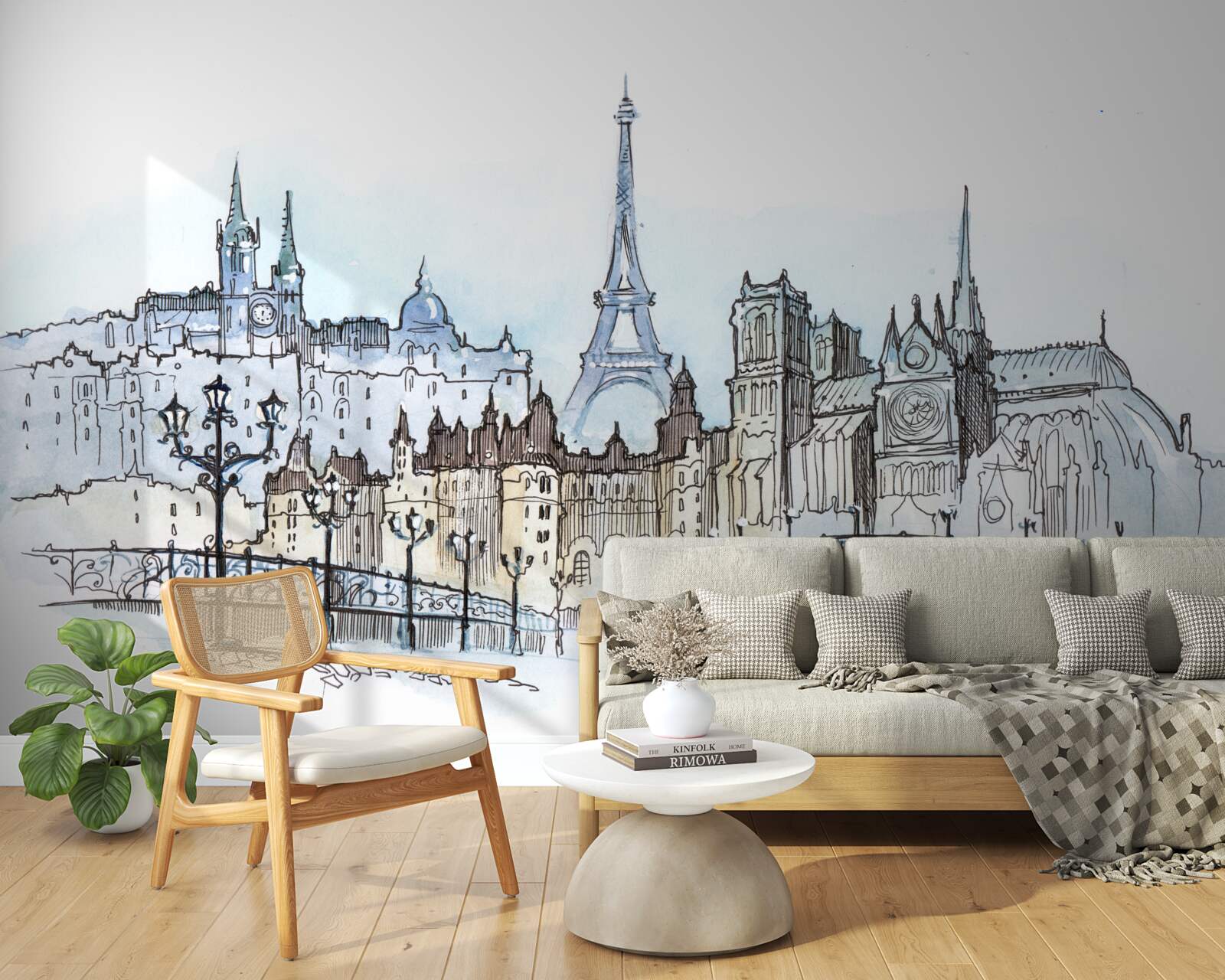 Fototapet promenadă în vechiul Paris