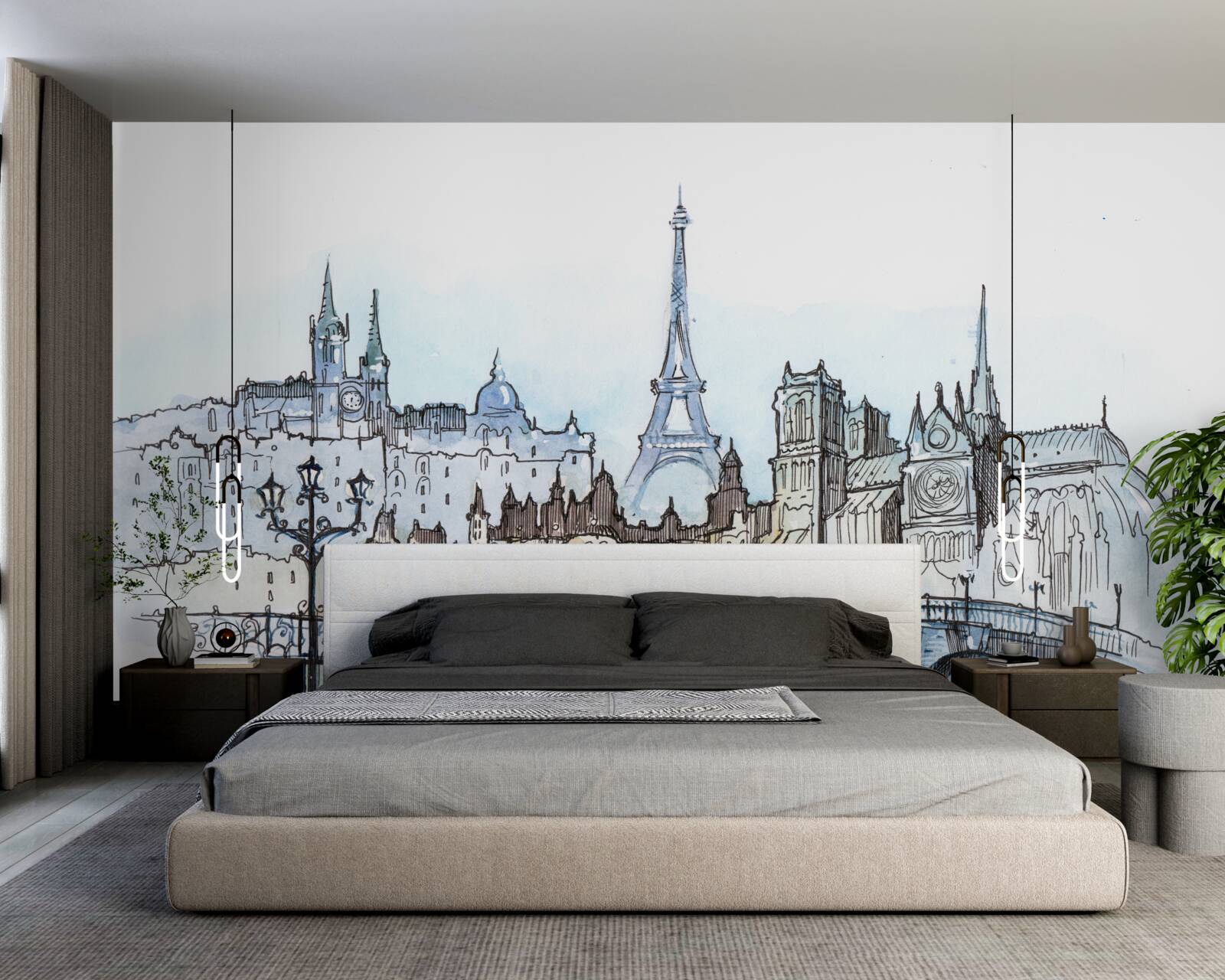 Fototapet promenadă în vechiul Paris