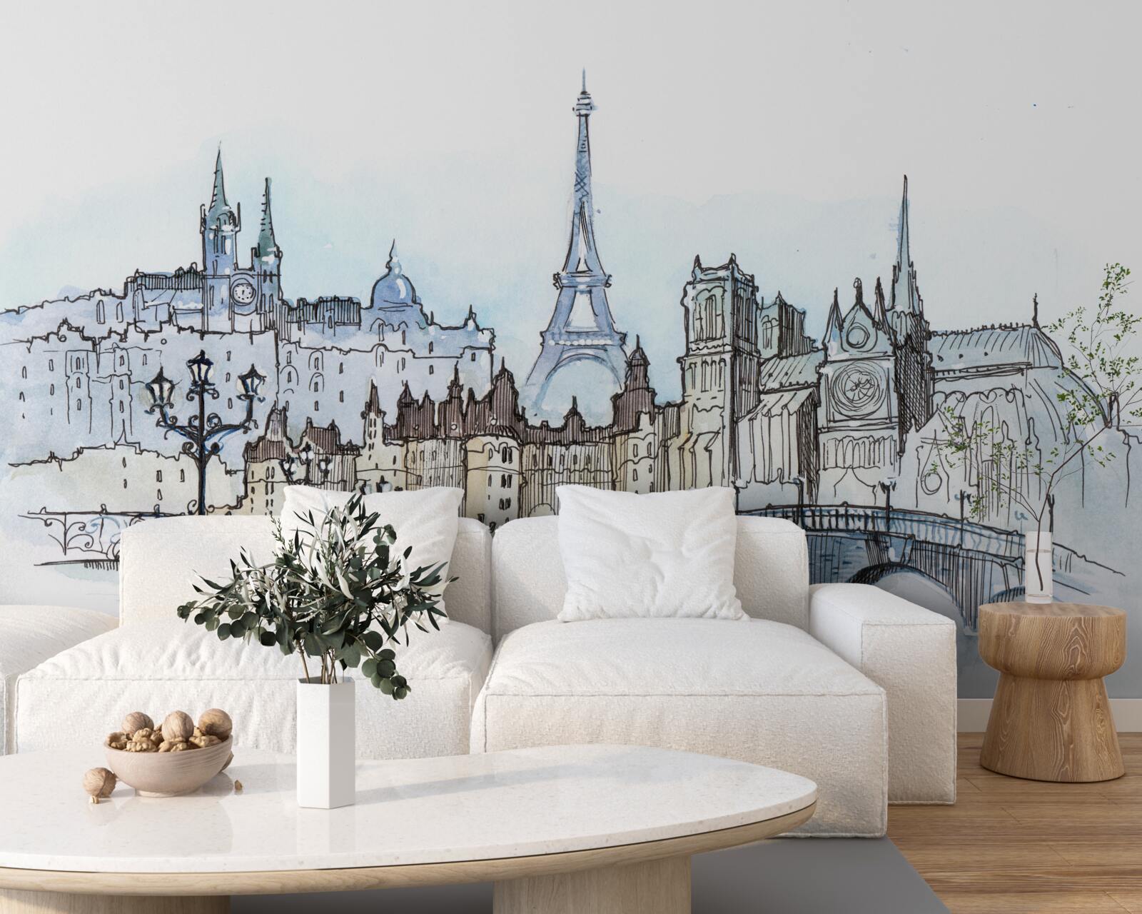 Fototapet promenadă în vechiul Paris