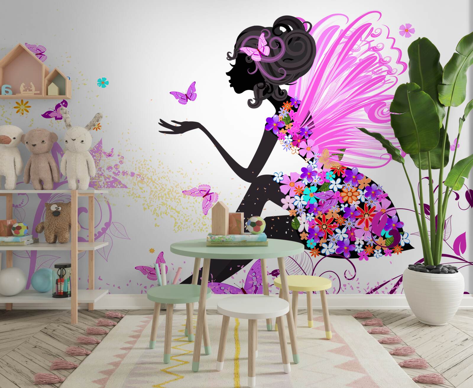 Fototapet primăvară floare zână