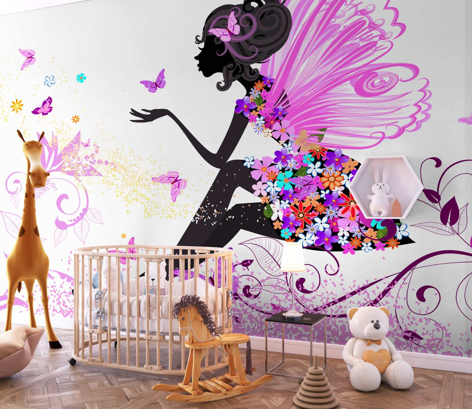 Fototapet primăvară floare zână