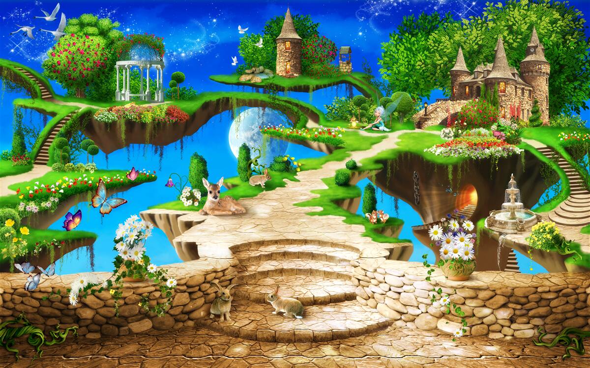 Fototapet țara pădurii magice