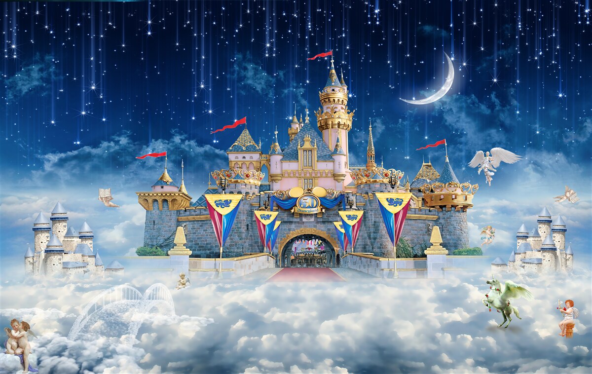 Fototapet ploaie de meteoriți peste o fortăreață mare