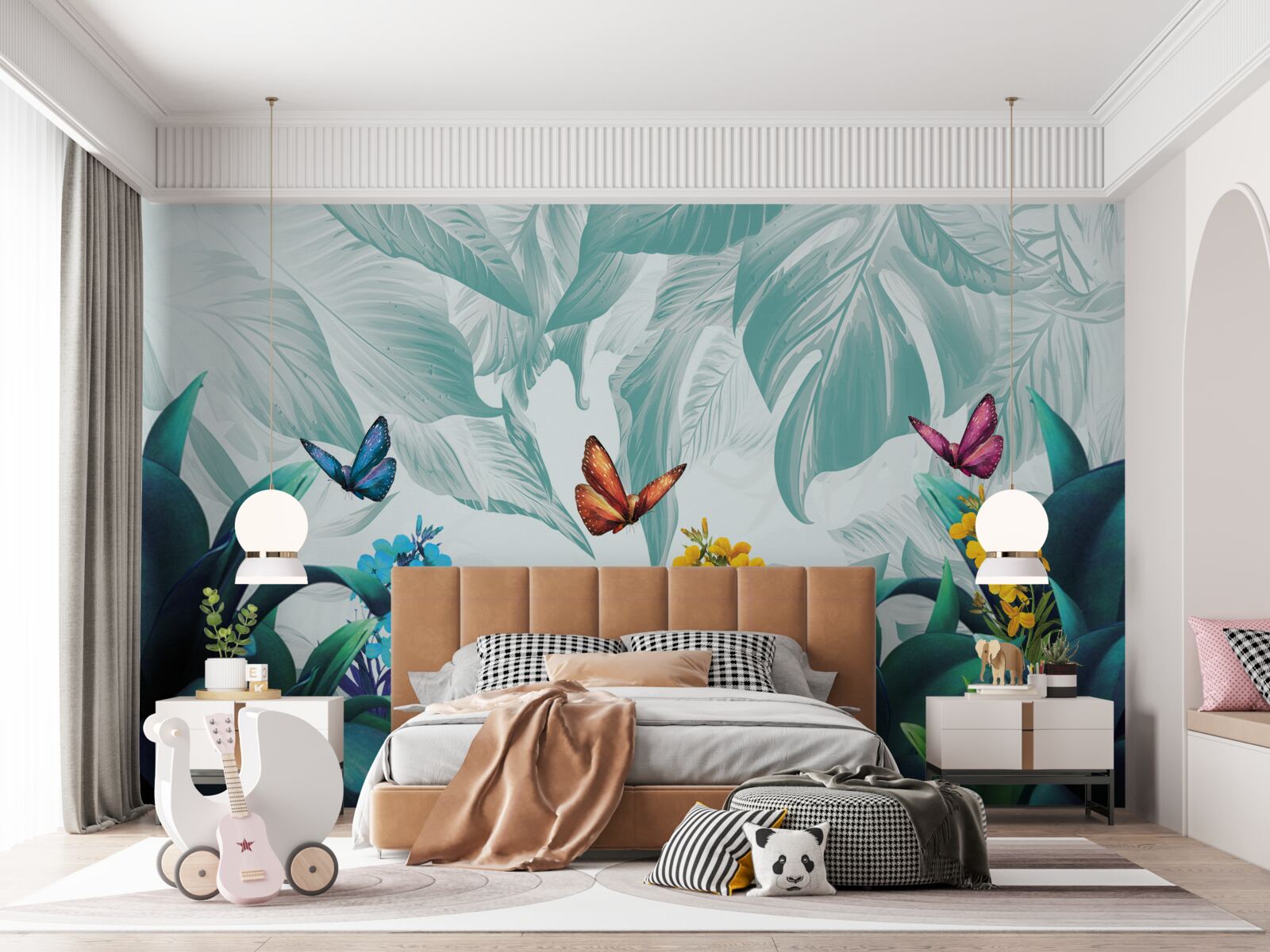 Fototapet Fluturii zburători trăiesc la tropice