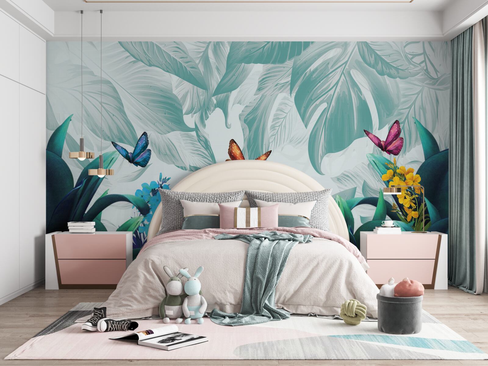 Fototapet Fluturii zburători trăiesc la tropice