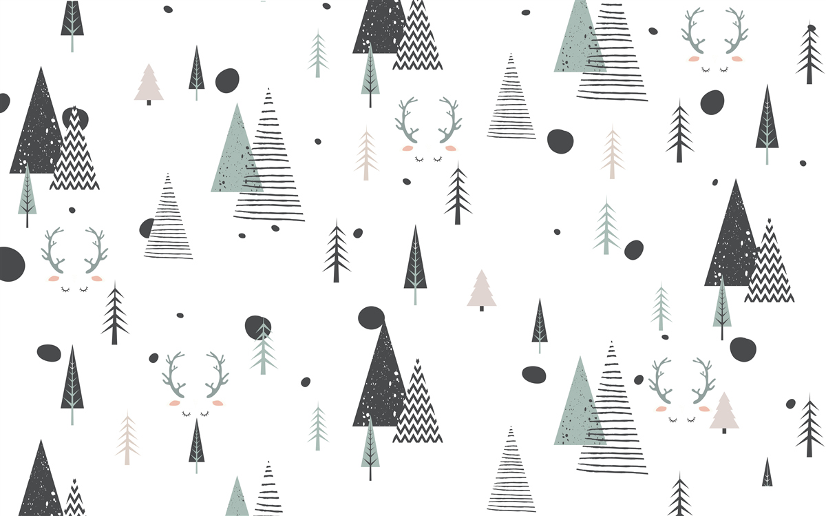 Fototapet pădure abstractă geometrică