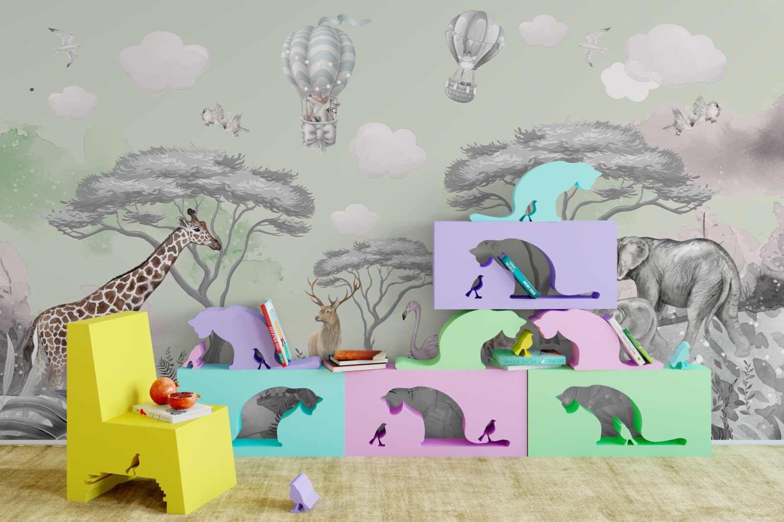 Fototapet animale sălbatice