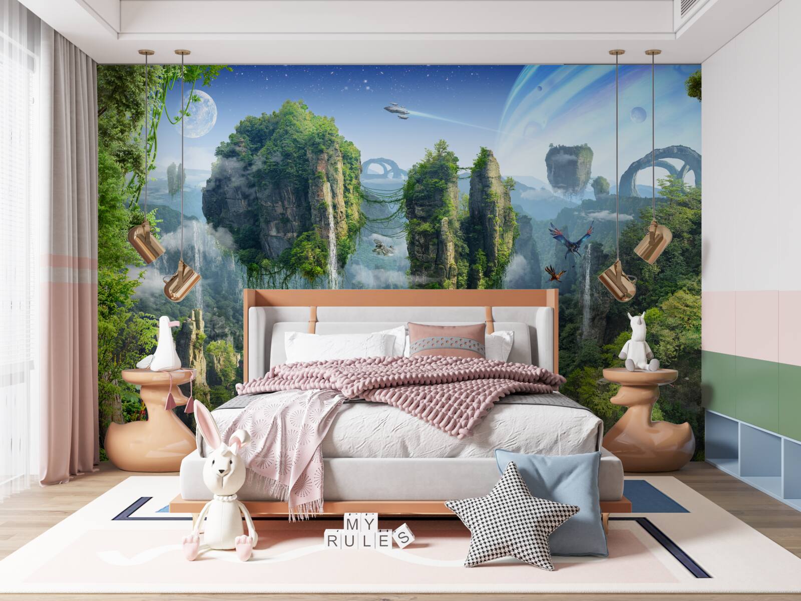 Fototapet planeta magică pandora