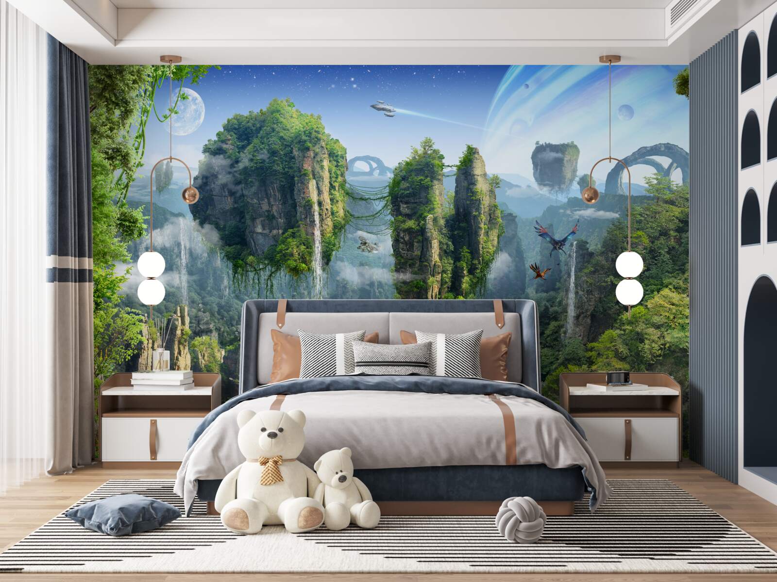 Fototapet planeta magică pandora