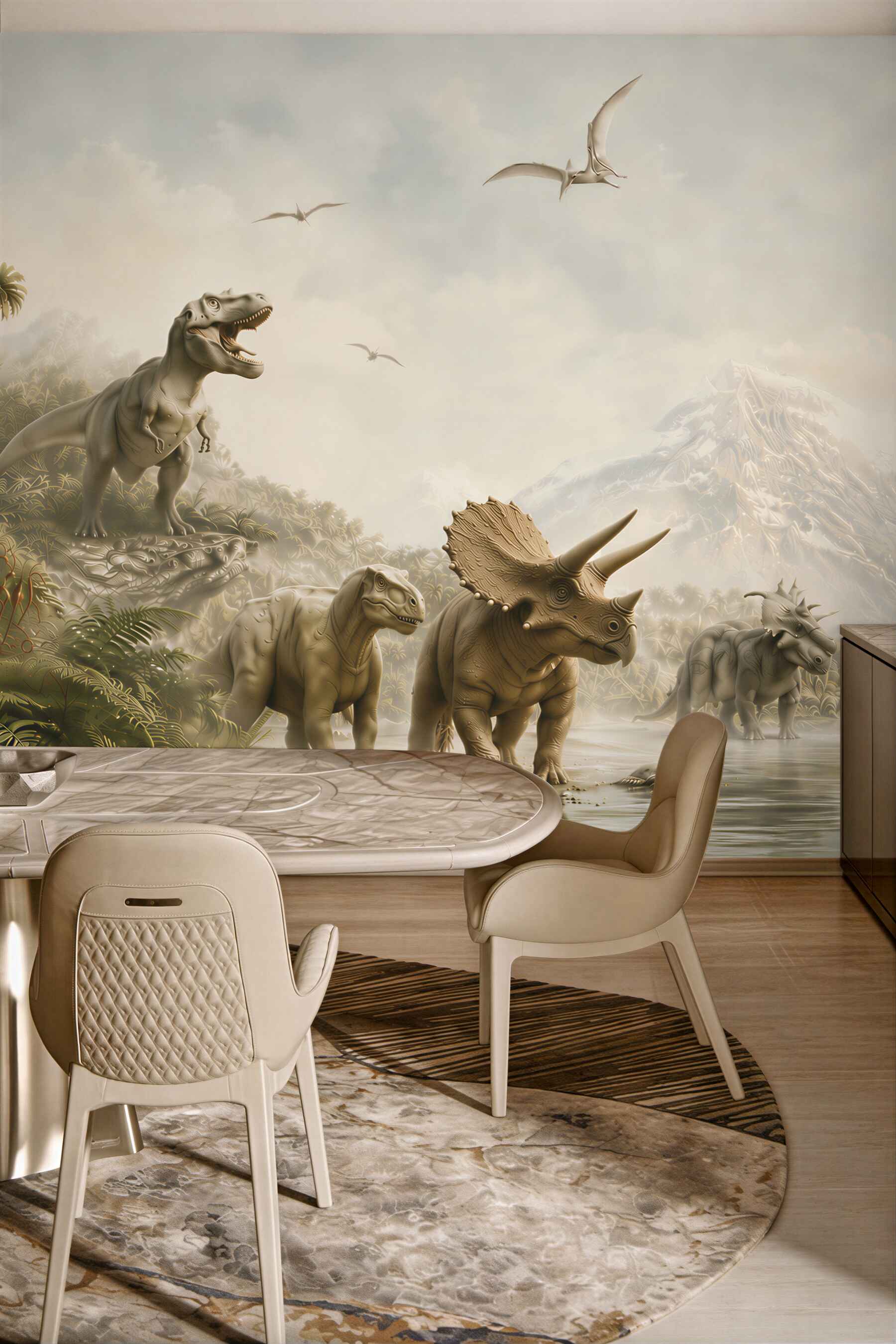 Fototapeta dinozaury jurajskie