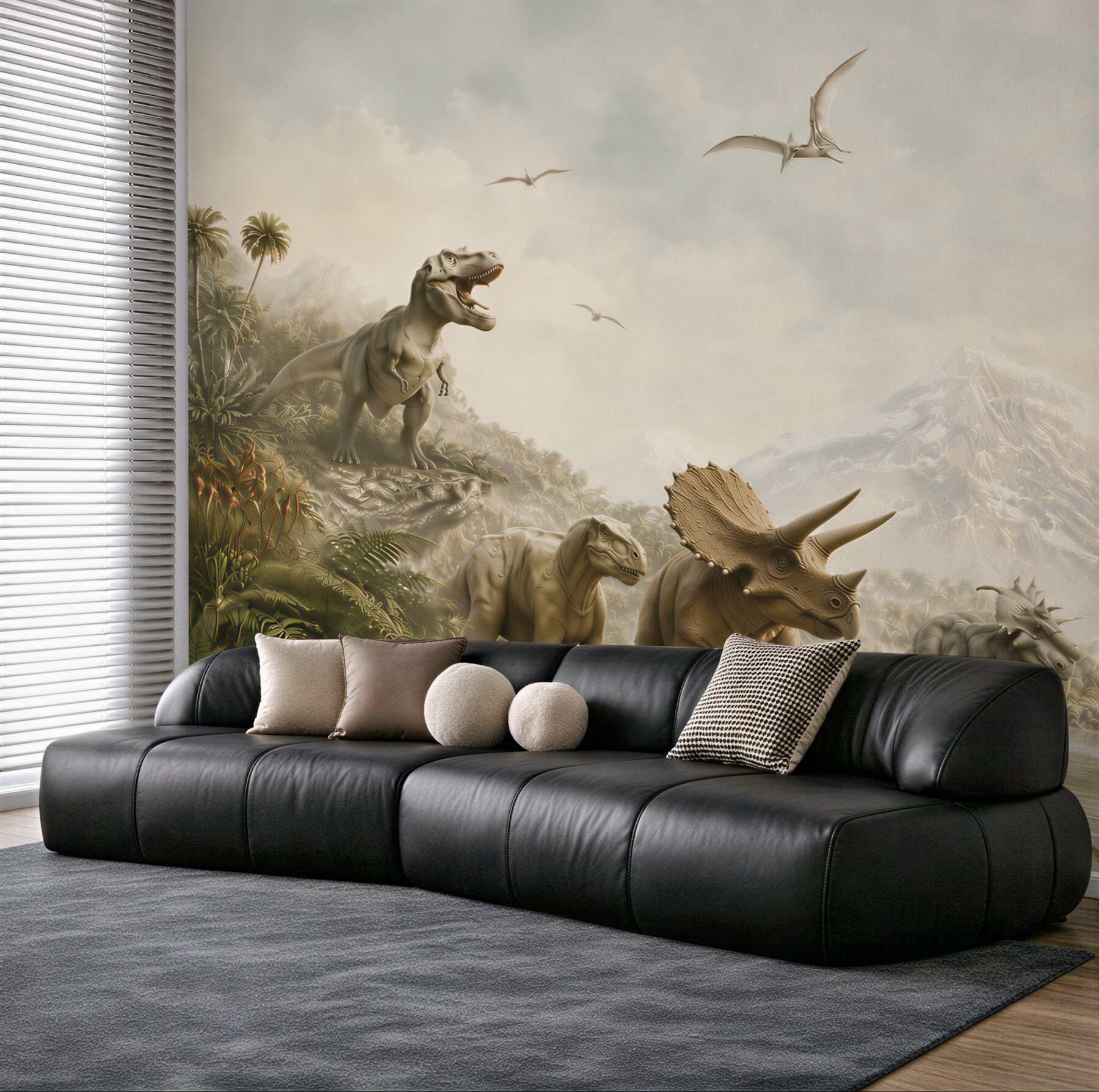 Fototapeta dinozaury jurajskie