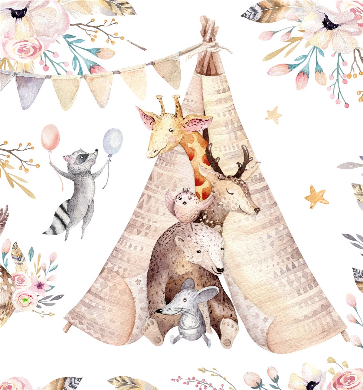 Fototapet creaturile o urmăresc de la tiba