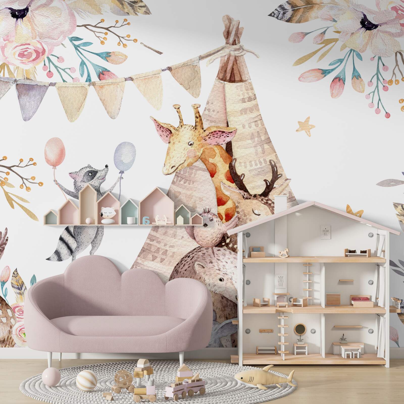 Fototapet creaturile o urmăresc de la tiba