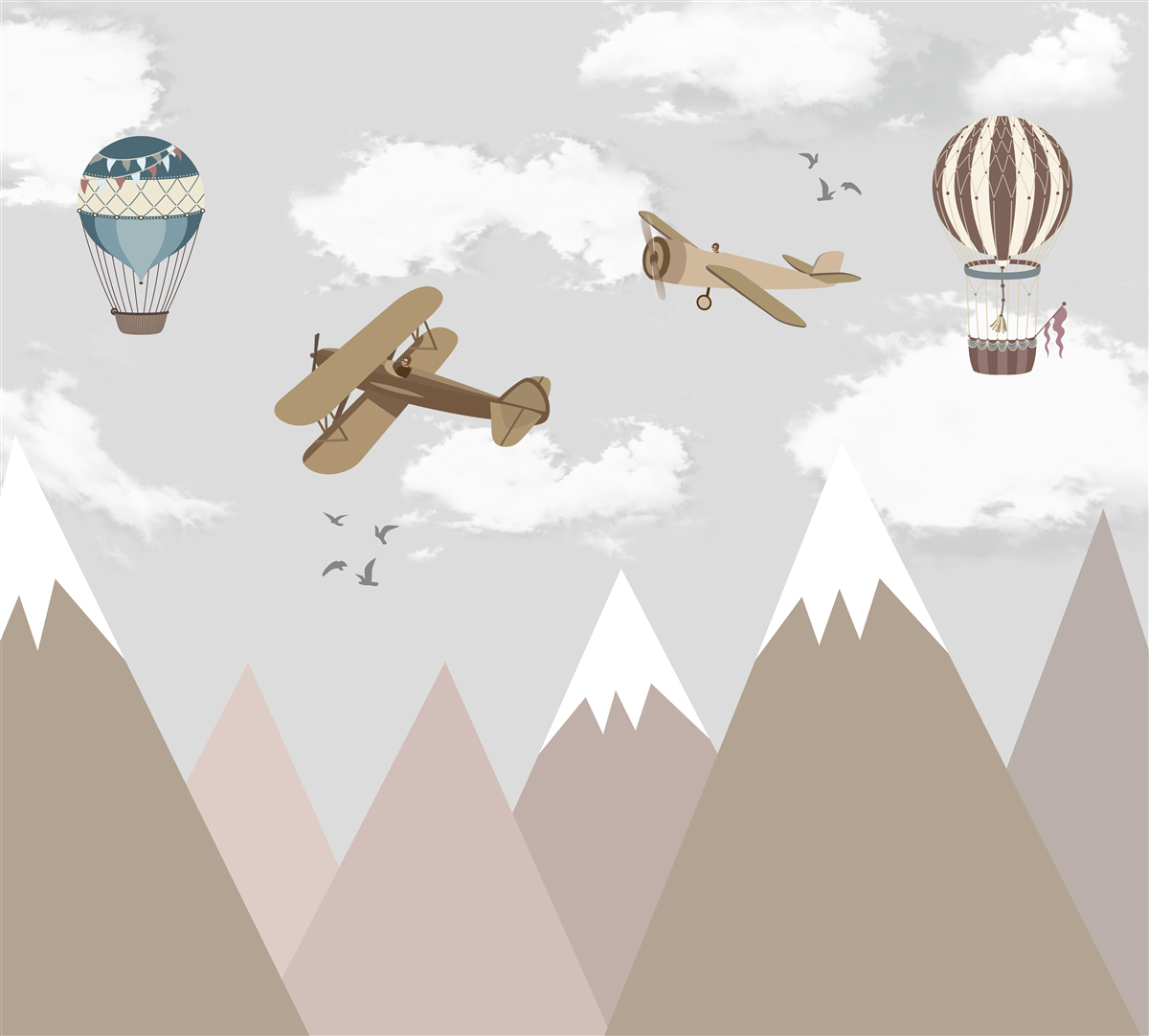 Fototapet aviație și summituri