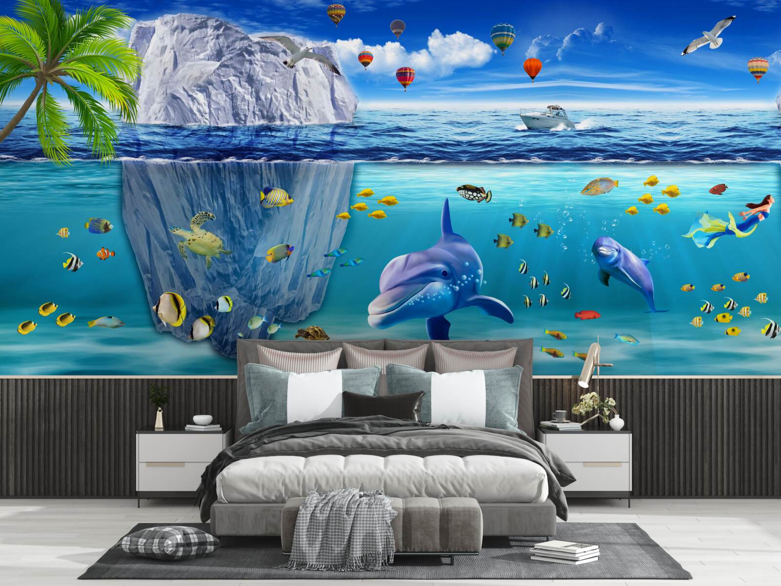 Fototapet specii marine subacvatice