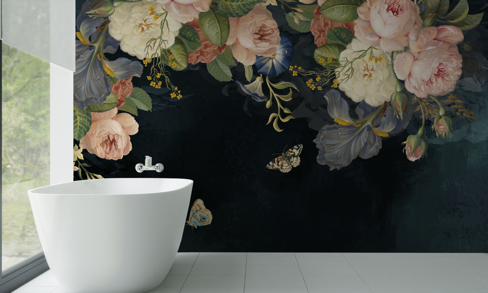 Fototapet diferite nuanțe pe un fundal închis