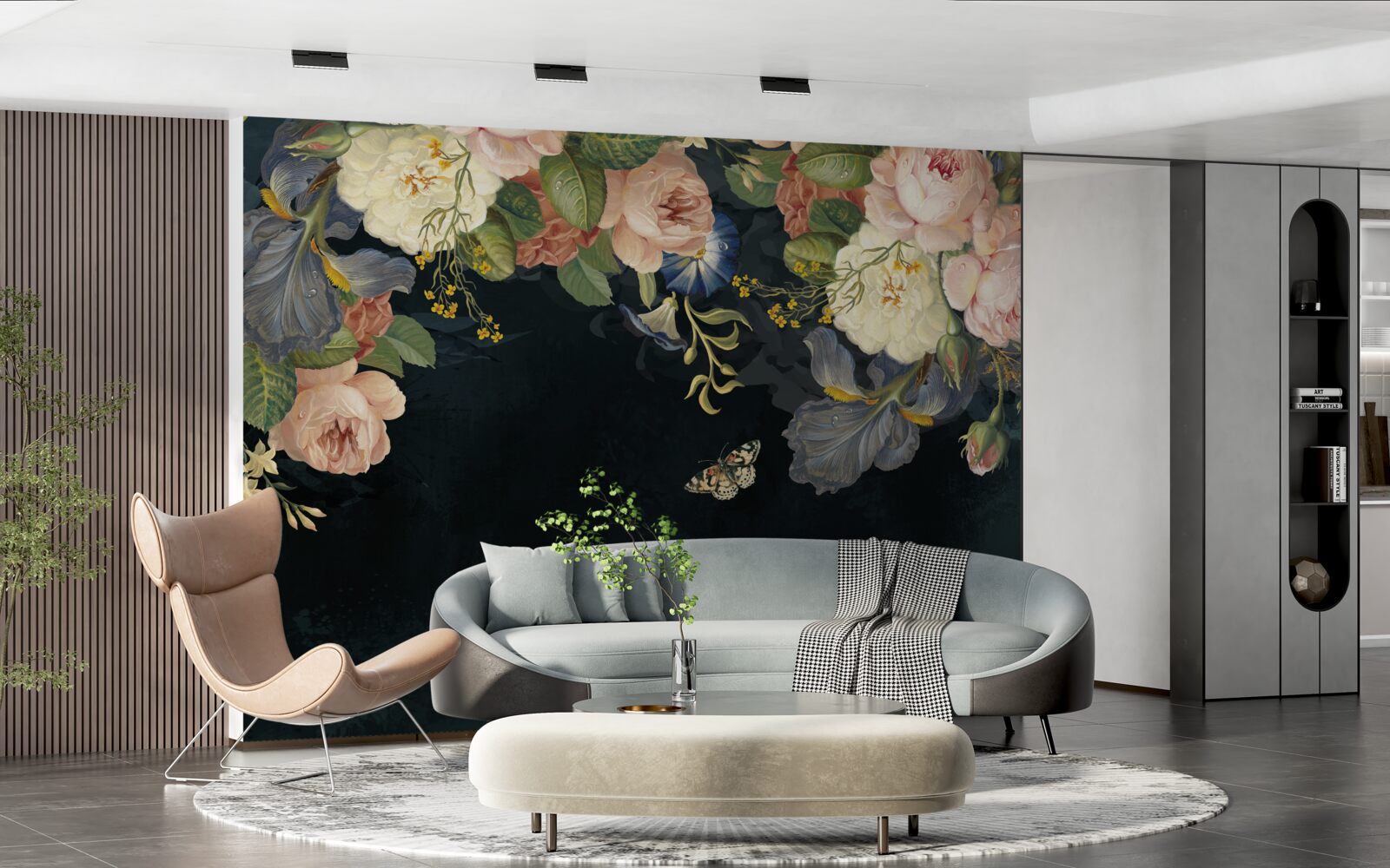 Fototapet diferite nuanțe pe un fundal închis