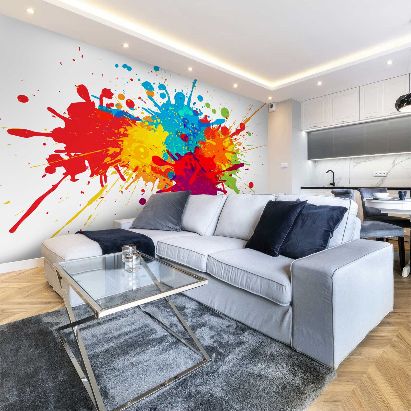 Fototapet explozie de nuanțe luminoase