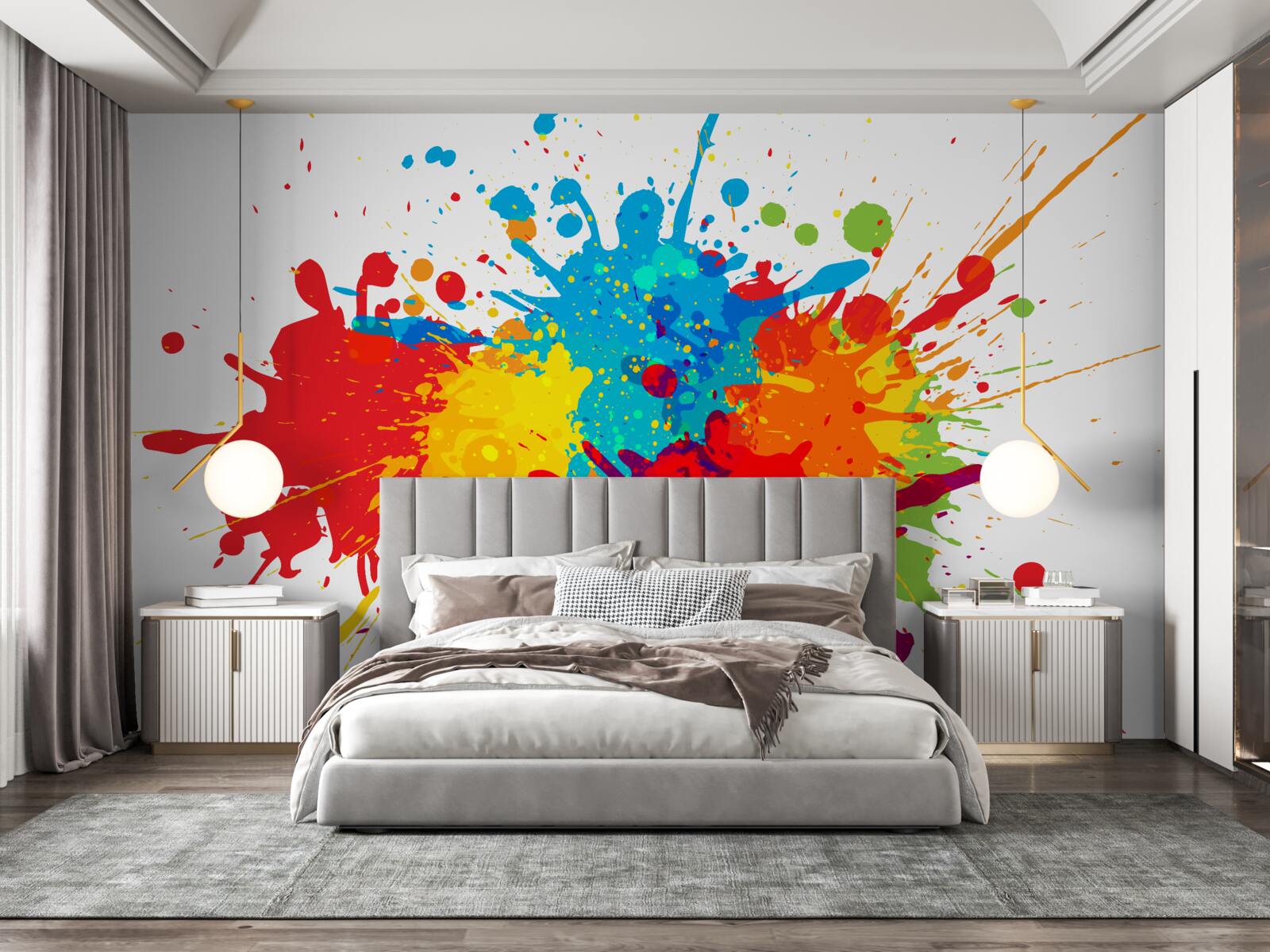 Fototapet explozie de nuanțe luminoase