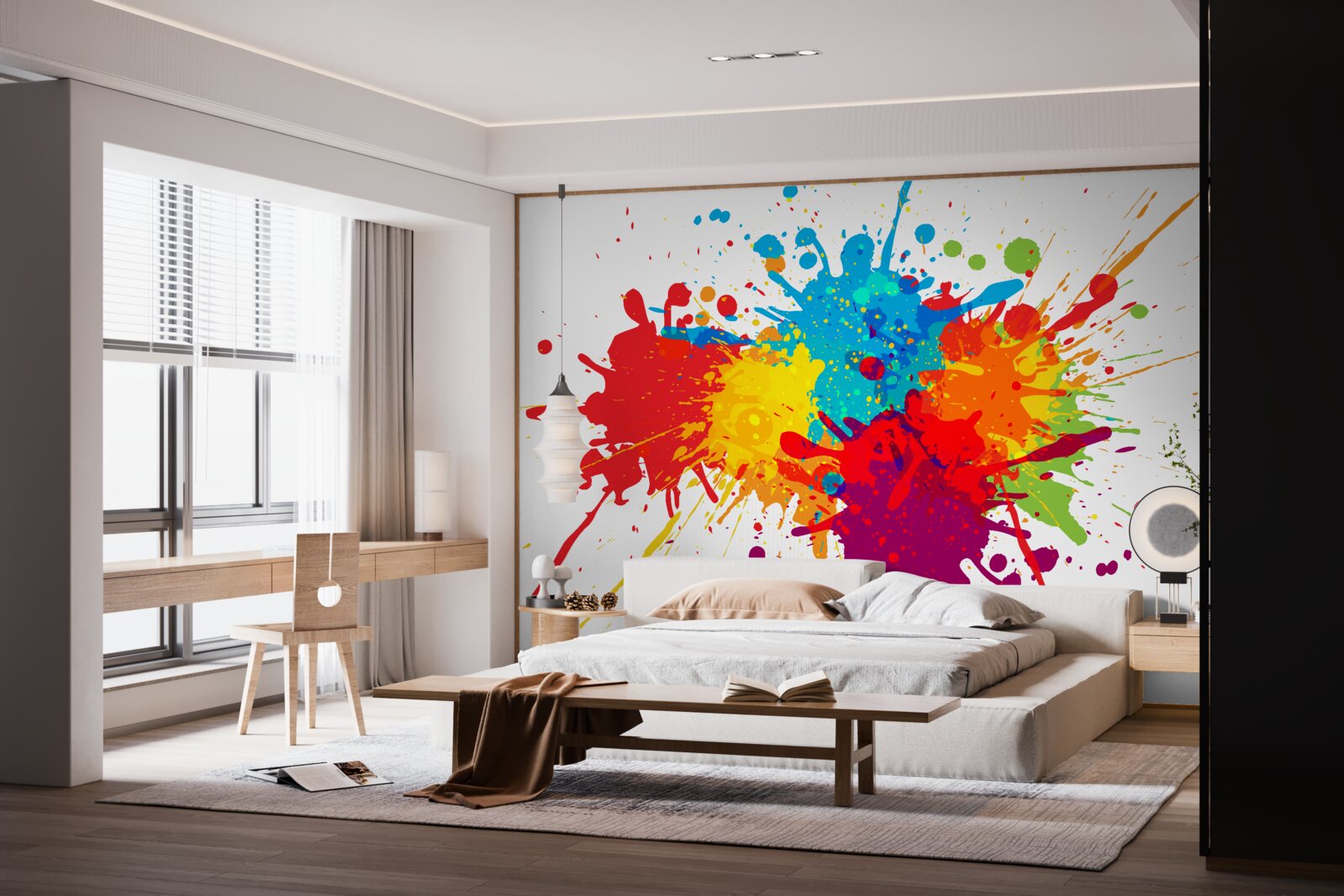 Fototapet explozie de nuanțe luminoase