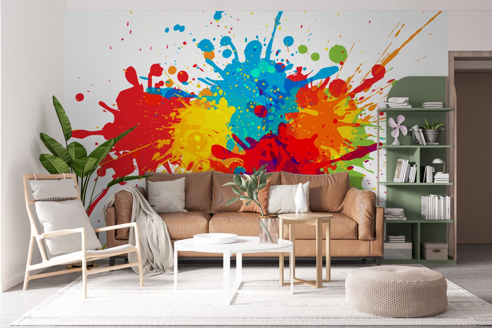 Fototapet explozie de nuanțe luminoase