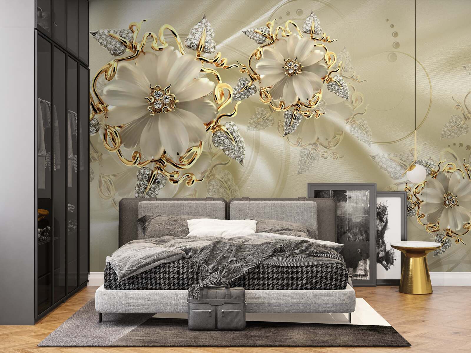 Fototapet broșă fascinantă realizată din metale prețioase