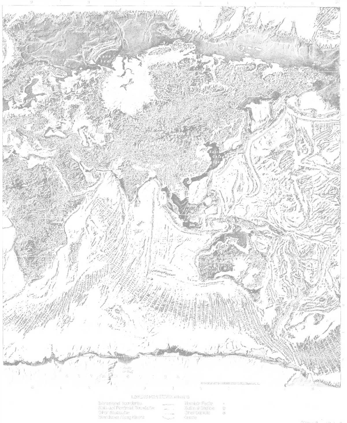 Fototapet apus de soare peste munte abstracție și pădure