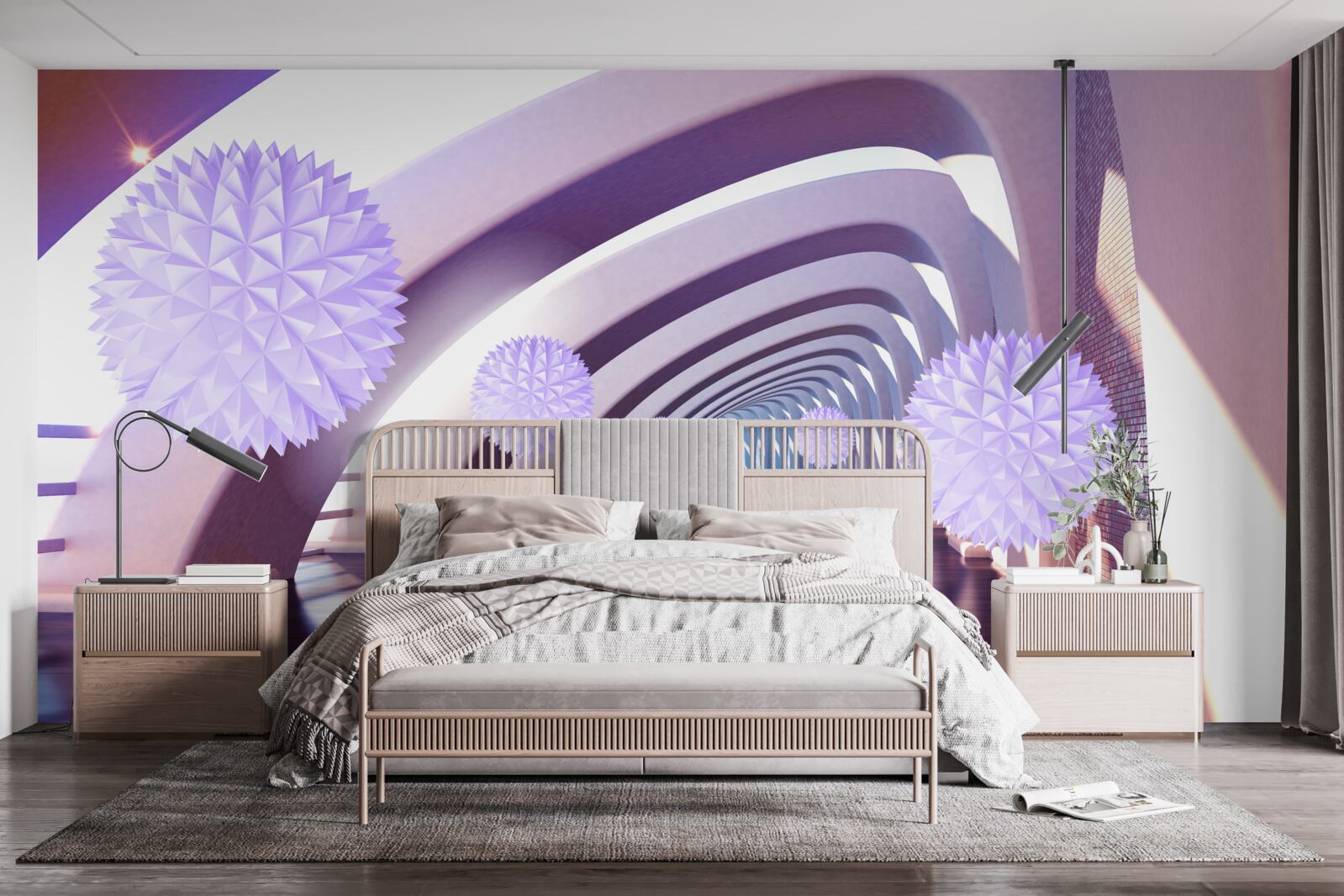 Fototapet tranziție formată din sfere ambigue