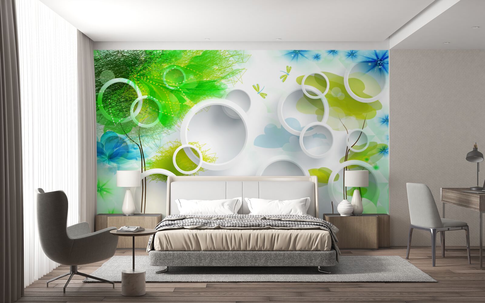 Fototapet o explozie de culori de vară