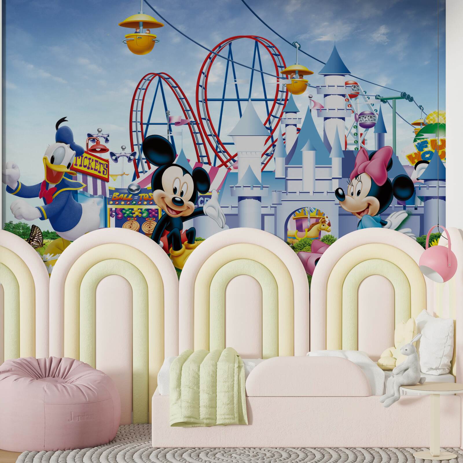 Fototapet personajele principale ale disney