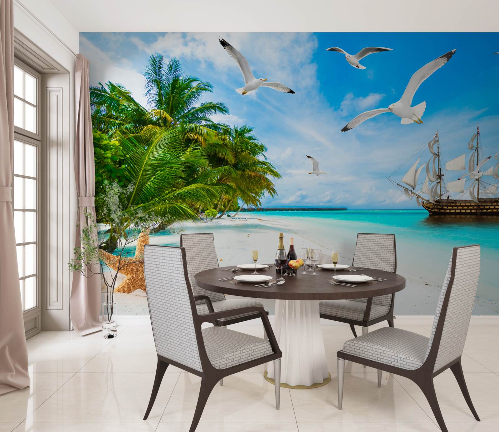 Fototapet moor pe o insulă pustie