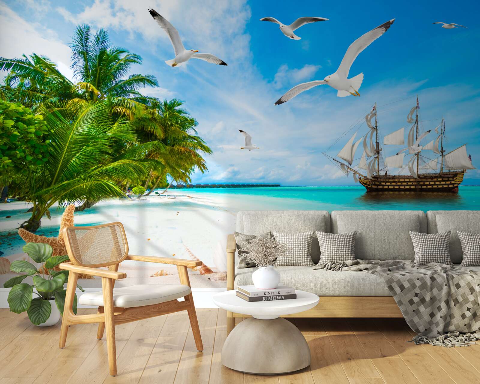 Fototapet moor pe o insulă pustie