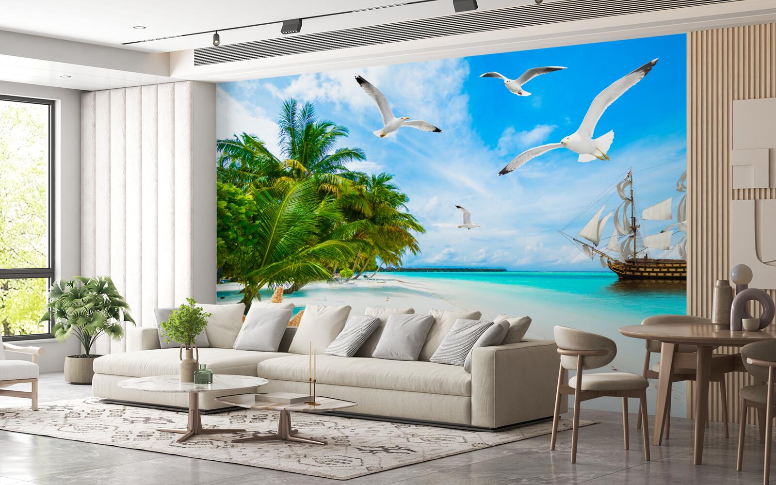 Fototapet moor pe o insulă pustie