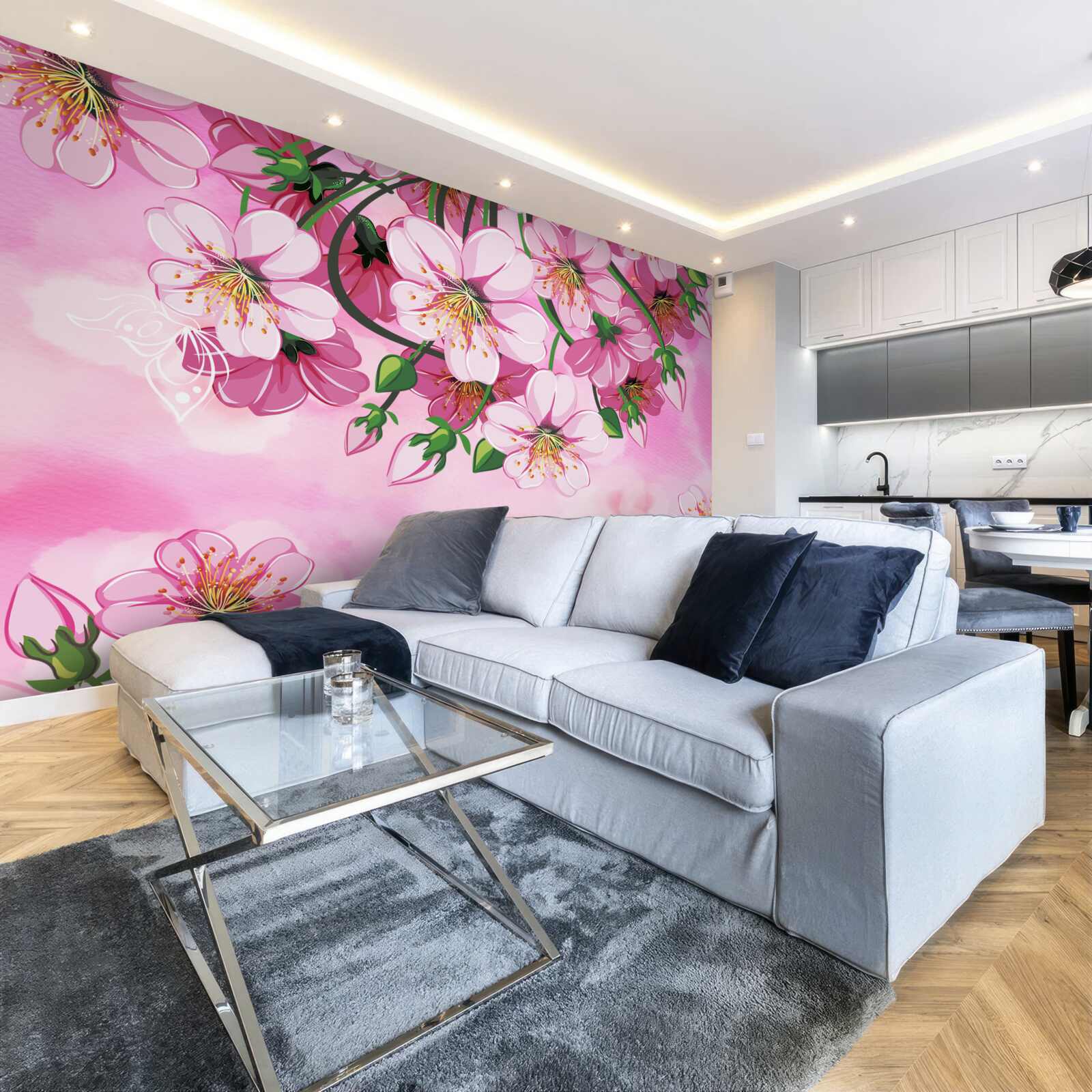 Fototapet Flori de cireș japonez