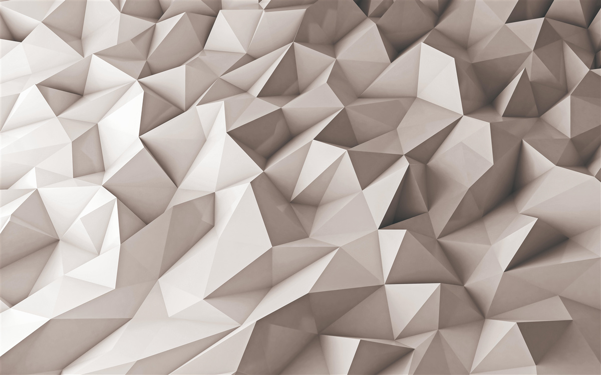 Fototapet modelarea 3D a formelor abstracte