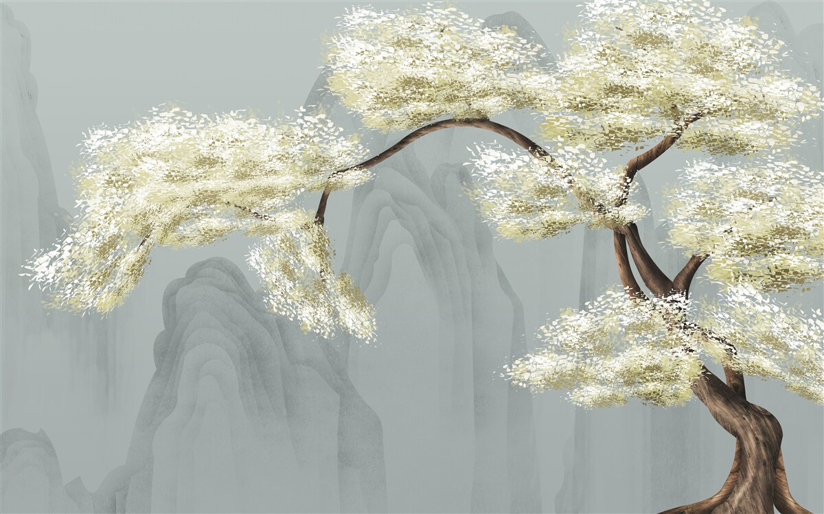 Fototapet copac de polen